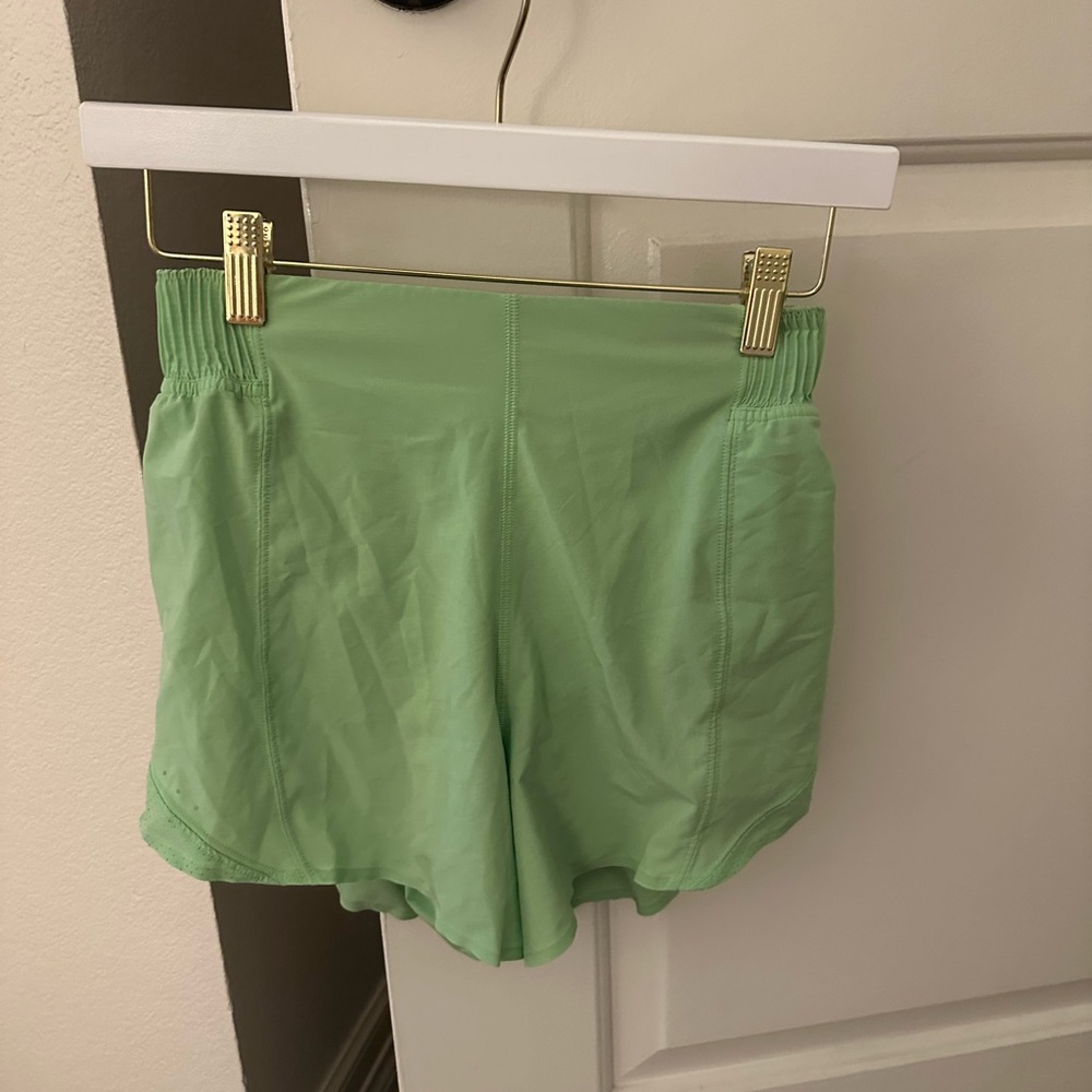 Lululemon Athletica Mint Green Athletic Shorts